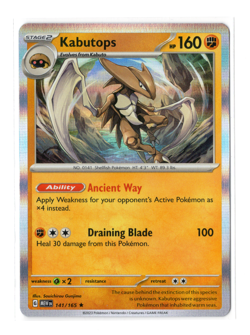 Kabutops - 141/165 - Holo Rare - 151 ENG - Pokemon Card AUS - Image 1