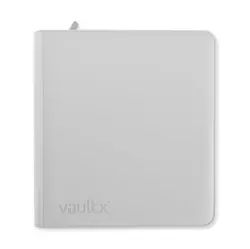 Vault X White Edition 12 Pocket Exo-Tec Zip Binder - BRAND NEW - VaultX Pokemon - Image 1