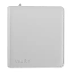 Vault X White Edition 12 Pocket Exo-Tec Zip Binder - BRAND NEW - VaultX Pokemon - Image 1