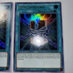 3x Deck Lockdown - (DUOV-EN090 - 1st Ed - Ultra Rare) - LP - Yugioh - Image 4