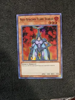 1X Neo-Spacian Flare Scarab - SHVA-EN033 - Super Rare 1st Edition yugioh - Image 1