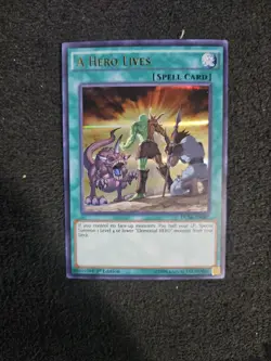 Yugioh A Hero Lives DUSA-EN087 Ultra Rare 1st - NM - Image 1