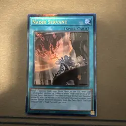 1x Nadir Servant RA01-EN062 Prismatic Ultimate Rare Near Mint YuGiOh - Image 1