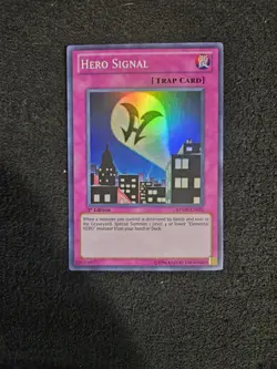 Yugioh Hero Signal RYMP-EN031 Super Rare 1st Ed - VLP - Image 1