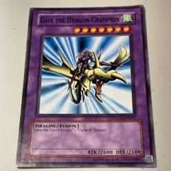Gaia the Dragon Champion DLG1-EN023 Yugioh Dark Legends MP - Image 1