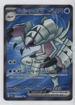 Golisopod ex Ultra Rare Pokemon Scarlet & Violet Paradox Rift (PAREN) #221 0oy0 - Image 1
