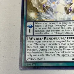 Metaphys Decoy Dragon CYHO-EN018 Common Cybernetic Horizon Yugioh Card LP - Image 5