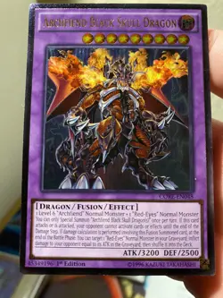 YUGIOH! Archfiend Black Skull Dragon CORE-EN048 Ultimate Rare 1st Edition NM - Image 1
