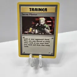 SECRET MISSION - Gym Heroes Set - 118/132 - Uncommon - Pokemon Card - NM - Image 1