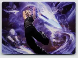 MTG Final Fantasy Art Series Cloud's Limit Break x1 NM Art Card - Image 1