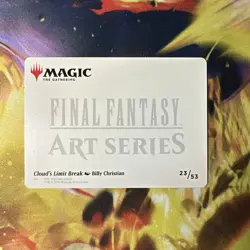 MTG Final Fantasy Art Series Cloud's Limit Break x1 NM Art Card - Image 2