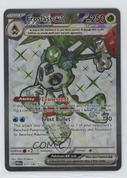 Froslass ex Ultra Rare Pokemon Scarlet & Violet Paradox Rift (PAREN) #217 0oy0 - Image 1