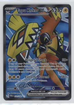 Tapu Koko ex Ultra Rare Pokemon Scarlet & Violet Paradox Rift (PAREN) #222 0oy0 - Image 1