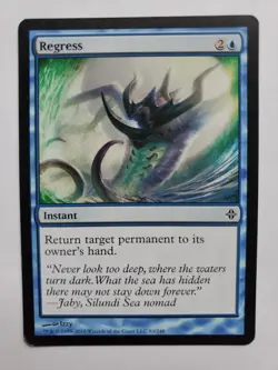 MTG Magic The Gathering Card Regress Instant Blue Rise Of The Eldrazi - Image 1