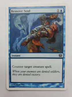 MTG Magic The Gathering Card Remove Soul Instant Blue 9th Edition - Image 1