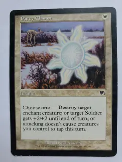 MTG Magic The Gathering Card Piety Charm Instant White Onslaught - Image 1