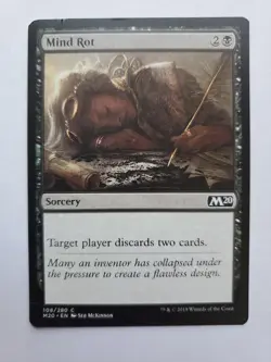 MTG Magic The Gathering Card Mind Rot Sorcery Black M20 - Image 1