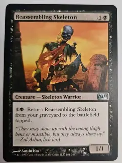 MTG Magic The Gathering Card Reassembling Skeleton Creature Skeleton Warrior - Image 1