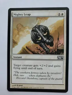 MTG Magic The Gathering Card Mighty Leap Instant White M12 - Image 1