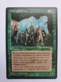 Mtg Magic The Gathering Card Ours spectraux Invoquer: ours Spectral Bears Homela - Image 1