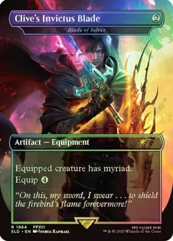 Clive's Invictus Blade (Blade of Selves) Foil Final Fantasy Secret Lair NM MTG - Image 1