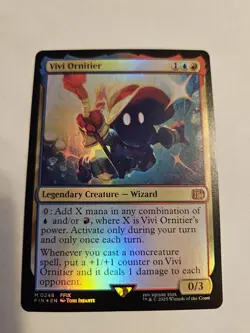 1x Foil Vivi Ornitier And 1x Non Foil Vivi Ornitier MTG Final Fantasy Set - Image 2