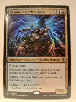 * KRAUM, LUDEVIC'S OPUS * FOIL * COMMANDER * NM * MTG * - Image 1