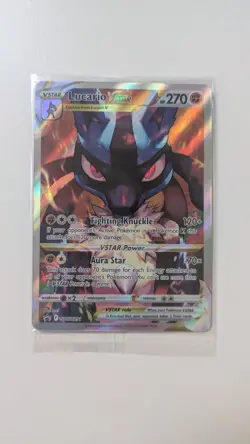 Lucario VSTAR - SWSH291 - Pokemon Sword & Shield Promo SEALED Ultra Rare Card NM - Image 1