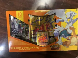 Pokemon TCG Reshiram & Charizard-GX Factory Sealed Premium Collection Box - Image 1