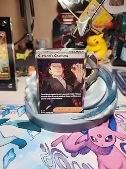 Giovanni's Charisma 197/165 Full Art SR Pokemon 151 English - Image 1