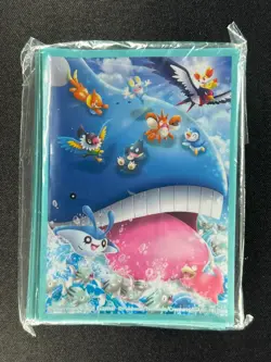 Wailord & Friends 64 Sleeves Japanese Pokemon Center Exclusive Sealed M9 - Image 2