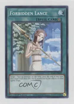 Forbidden Lance 1st Ed. YuGiOh Egyptian God Deck: Obelisk the Tormentor ic3 - Image 1