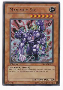Maximum Six LODT-EN097 ULTRA HOLO Rare 1st - Near Mint Near Mint YuGiOh - Image 1