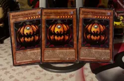 3x Pumpking The King Of Ghosts MRD-079 Playset Unlimited MP Yugioh Fast Shipping - Image 1