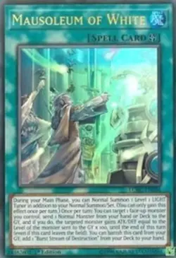 1x (NM) Mausoleum of White - LCKC-EN036 - Ultra Rare - 1st Edition YuGiOh - Image 1