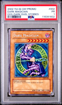 PSA 1 Dark Magician DDS-002 Dark Duel Stories Promo Prismatic Secret Rare YUGIOH - Image 1