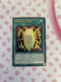 Ancient Chant LED7-EN004 Ultra Rare 1st Edition LP Yugioh - Image 1