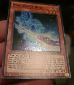 Yugioh Magician’s Rod- MP17-EN074 - Super Rare - 1st Ed - Near Mint - Image 3