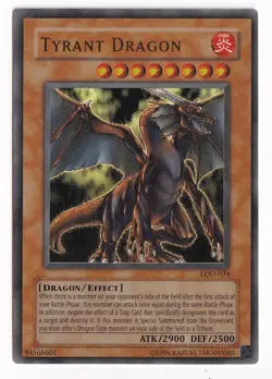 Tyrant Dragon LOD-034 Legacy of Darkness Ultra Rare Unlimited Edition Yugioh! - Image 1