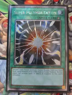 Super Polymerization RA03-EN053 - Platinum Secret Rare (Plat) 1st Ed Mint Yugioh - Image 1