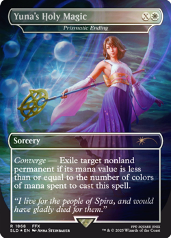 PSL MTG Secret Lair Card FINAL FANTASY Grimoire English version Foil Edition - Image 2