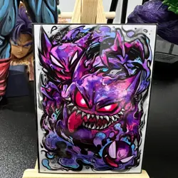 60PCS Trading Card Pokemon TCG Gengar Card Sleeves 66X92mm Standard Size - Image 4