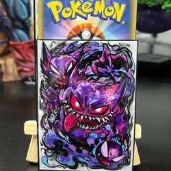 60PCS Trading Card Pokemon TCG Gengar Card Sleeves 66X92mm Standard Size - Image 5