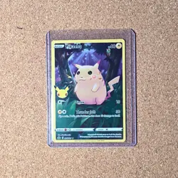 #10A Pokemon 005/025 Pikachu Celebrations Holo Full Art Pokemon TCG Card SWSH - Image 1