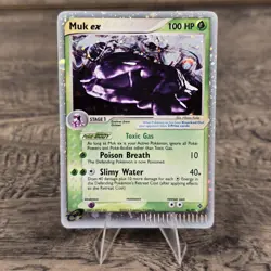 Pokemon TCG - Muk ex 96/97 Ex Dragon Rare Holo Foil Card - Image 1
