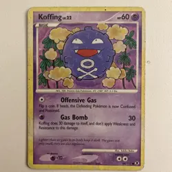 Pokemon TCG Rising Rivals Koffing Card 68/111 Regular Common - Image 1