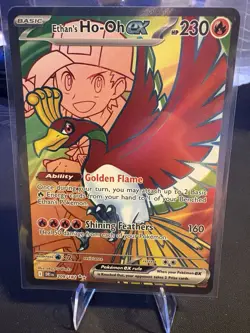 Ethans Ho-Oh EX Card 209/182 Near Mint Destined Rivals Ultra Rare Pokemon - Image 1