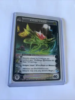 Chaotic TCG - Erak’tabb Rare First Edition Card (50/50/75/20) - Image 1