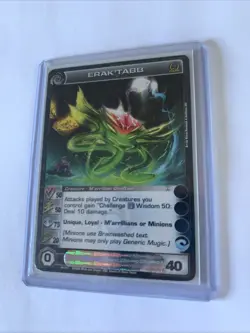 Chaotic TCG - Erak’tabb Rare First Edition Card (50/50/75/20) - Image 2