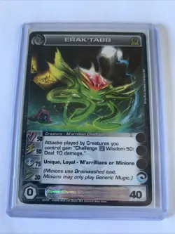 Chaotic TCG - Erak’tabb Rare First Edition Card (50/50/75/20) - Image 3